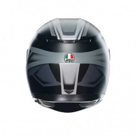 Casco AGV K 3 Compound Matt Black Grey Dainese Store Valencia