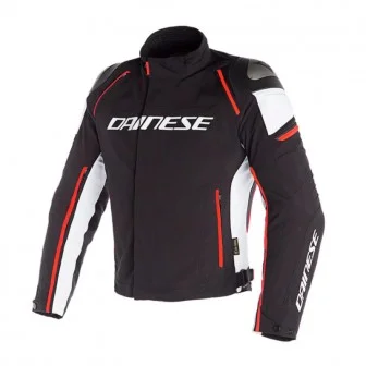 Chaqueta Dainese RACING 3 D-DRY BLACK/RED/WHITE