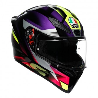 Casco AGV K-1 S FASTLAP BLACK/PURPLE/PINK